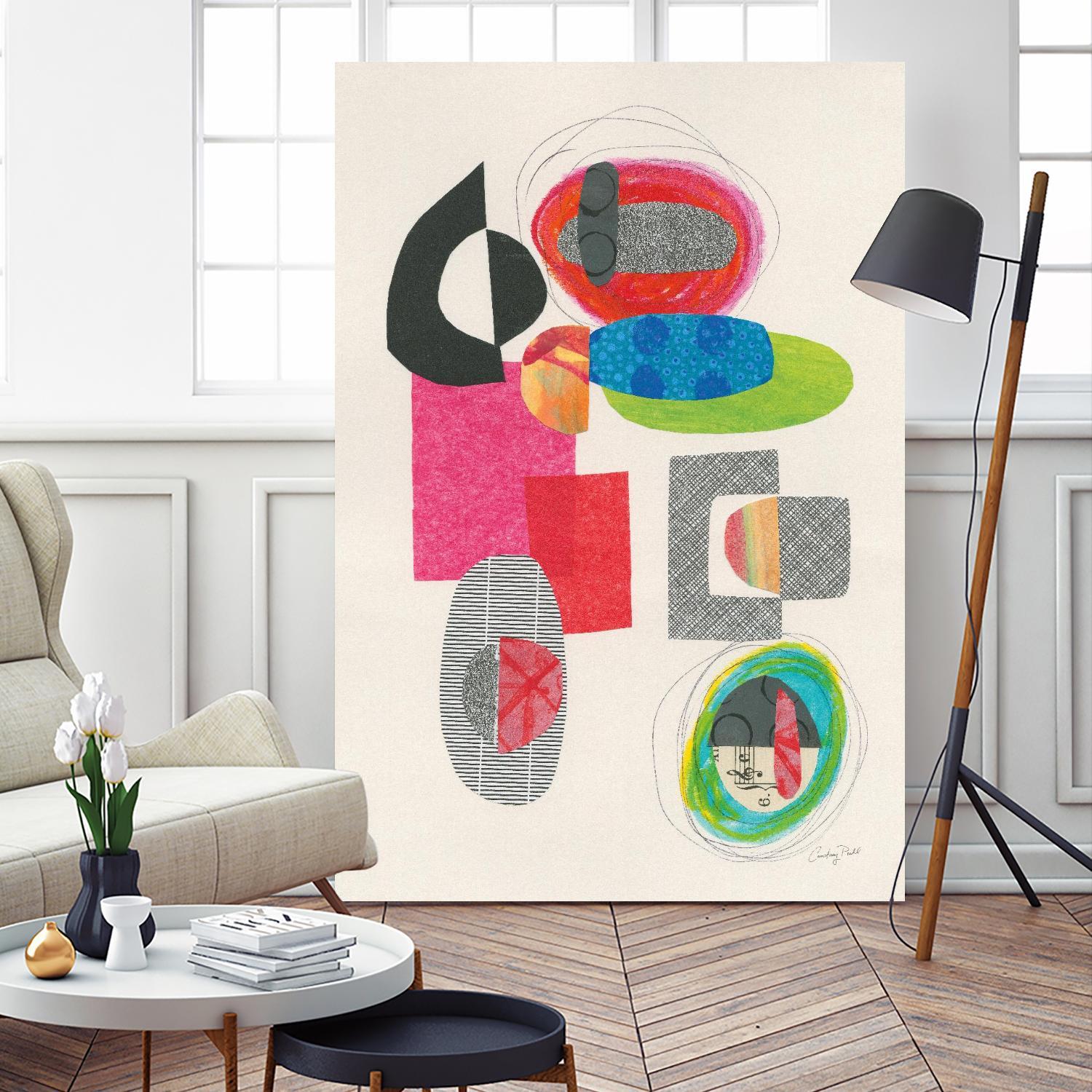 Geometric Collage by Courtney Prahl on GIANT ART - multi abstract abstract