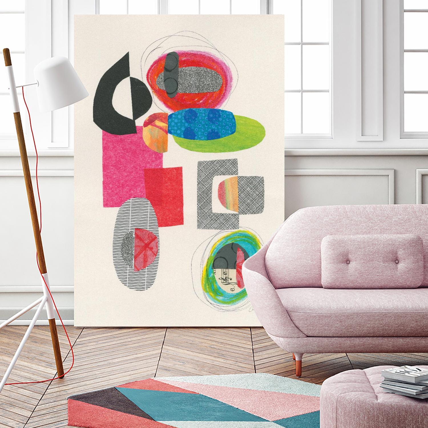 Geometric Collage by Courtney Prahl on GIANT ART - multi abstract abstract