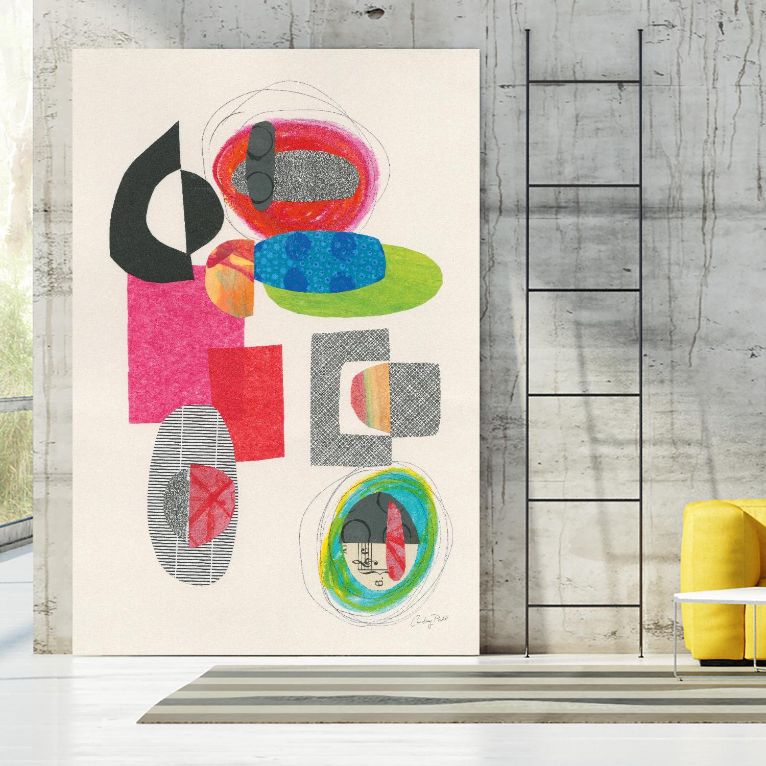 Geometric Collage by Courtney Prahl on GIANT ART - multi abstract abstract