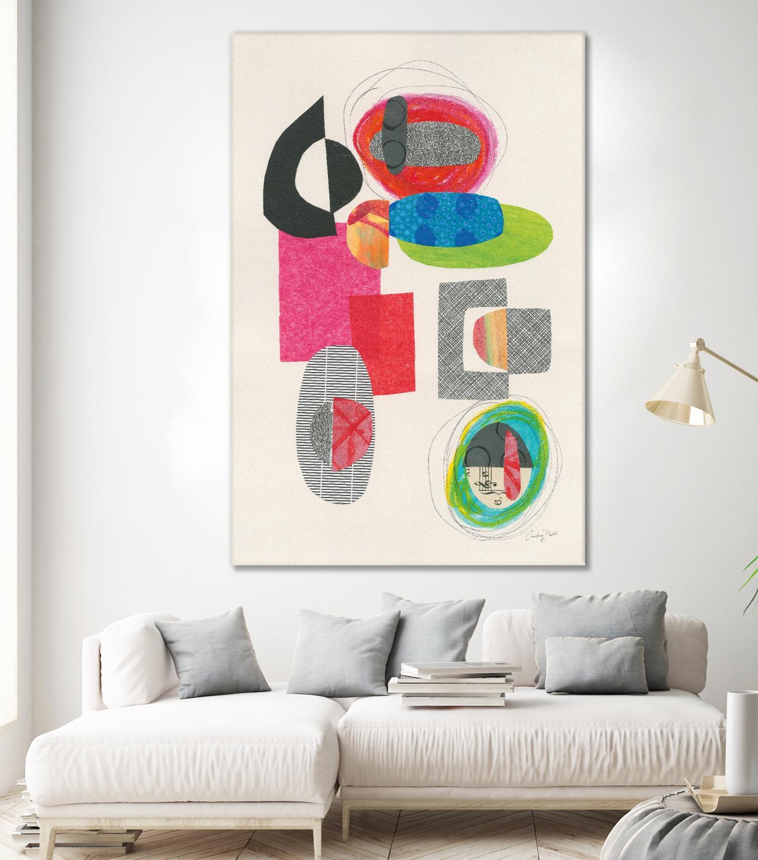 Geometric Collage by Courtney Prahl on GIANT ART - multi abstract abstract