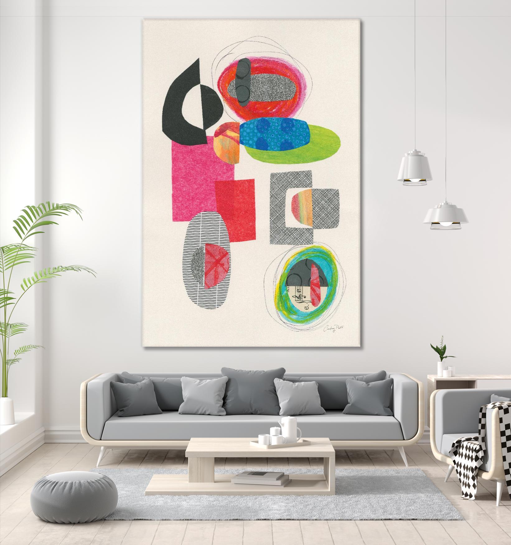 Geometric Collage by Courtney Prahl on GIANT ART - multi abstract abstract