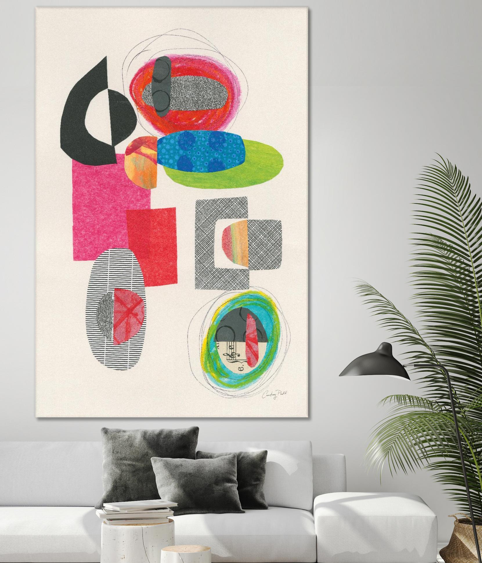 Geometric Collage by Courtney Prahl on GIANT ART - multi abstract abstract