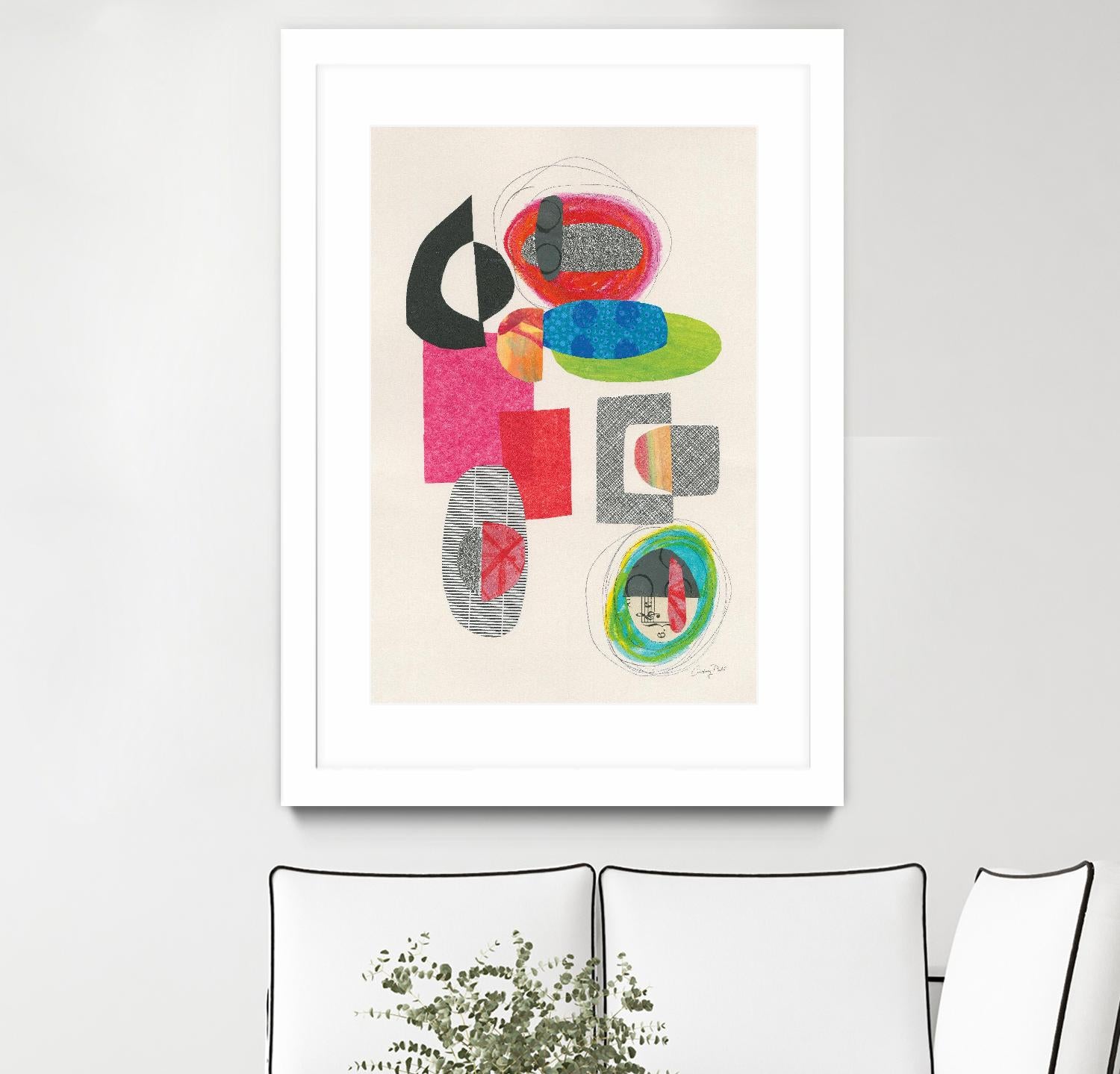 Geometric Collage by Courtney Prahl on GIANT ART - multi abstract abstract