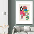 Geometric Collage by Courtney Prahl on GIANT ART - multi abstract abstract