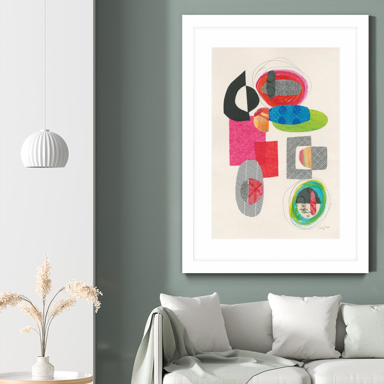 Geometric Collage by Courtney Prahl on GIANT ART - multi abstract abstract