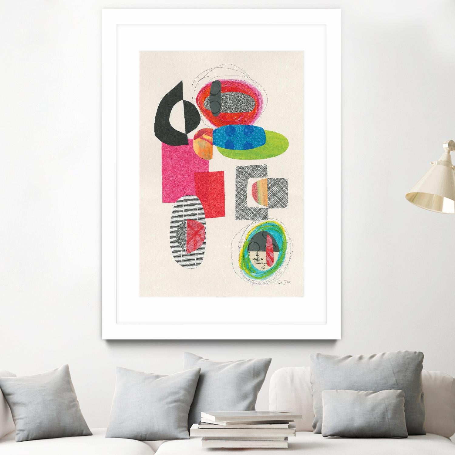 Geometric Collage by Courtney Prahl on GIANT ART - multi abstract abstract