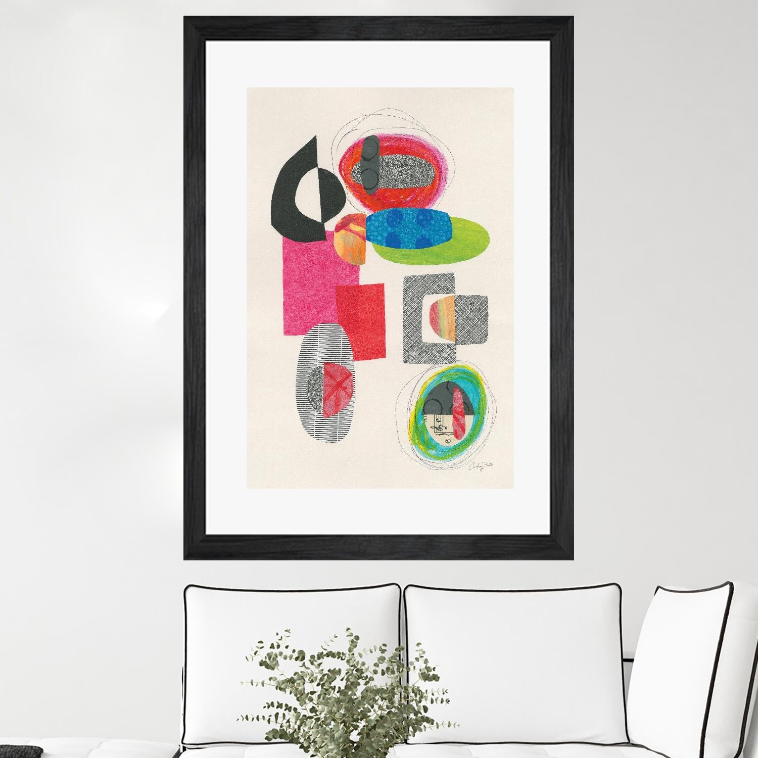Geometric Collage by Courtney Prahl on GIANT ART - multi abstract abstract