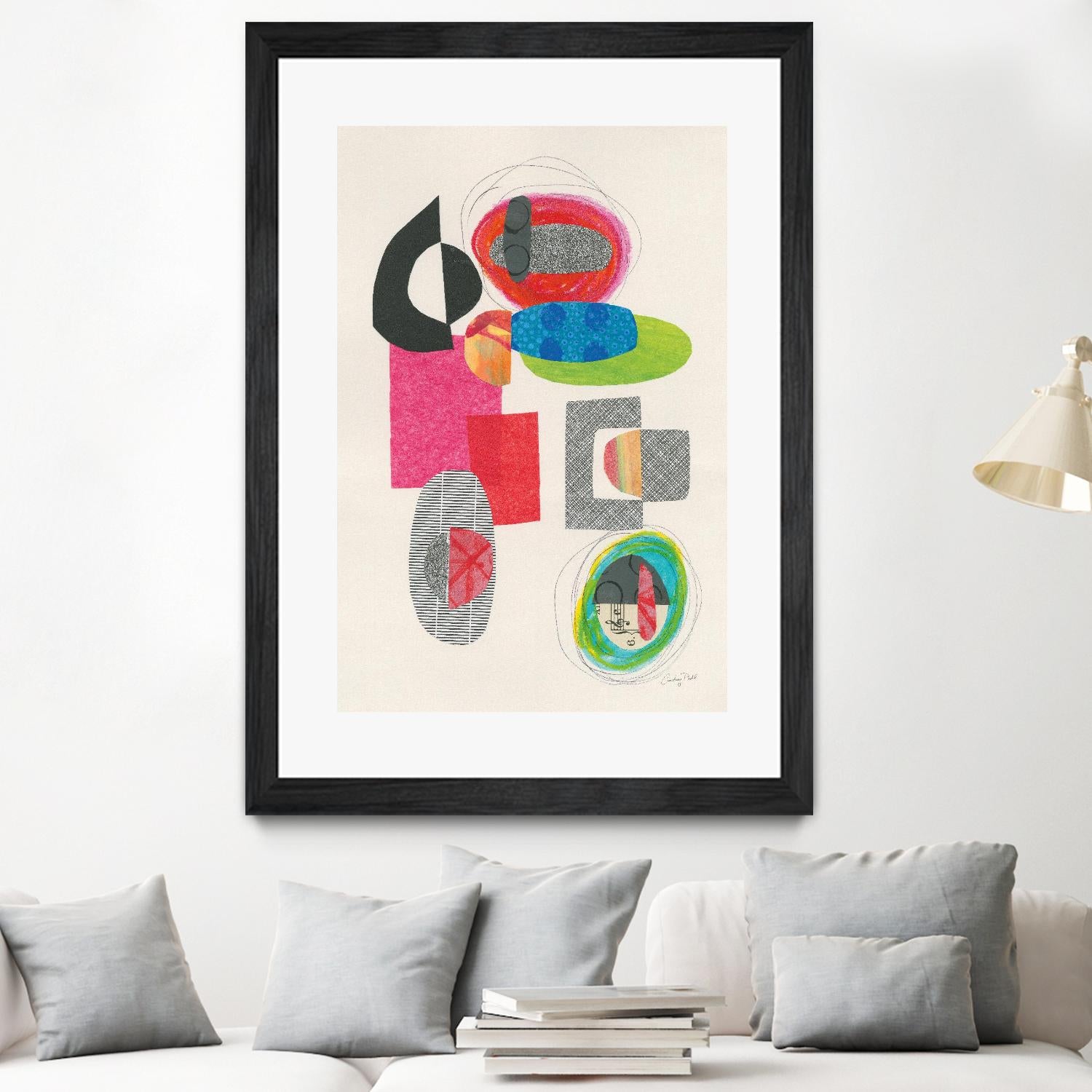 Geometric Collage by Courtney Prahl on GIANT ART - multi abstract abstract