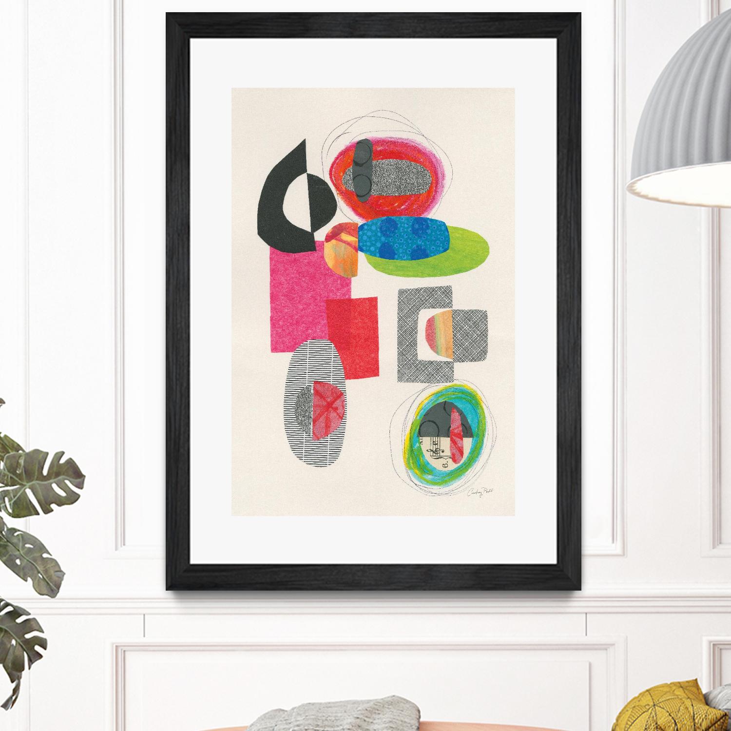 Geometric Collage by Courtney Prahl on GIANT ART - multi abstract abstract