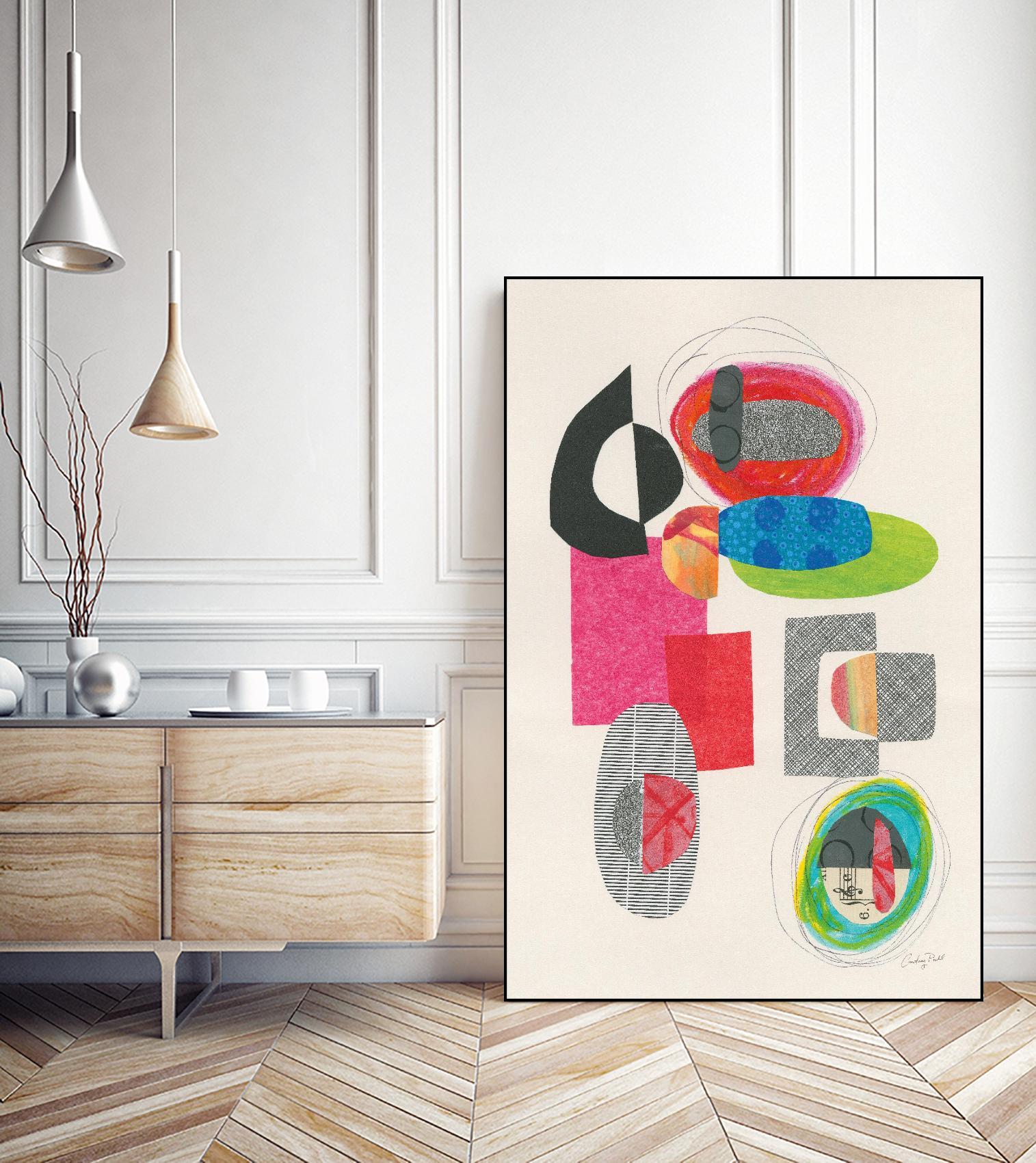 Geometric Collage by Courtney Prahl on GIANT ART - multi abstract abstract