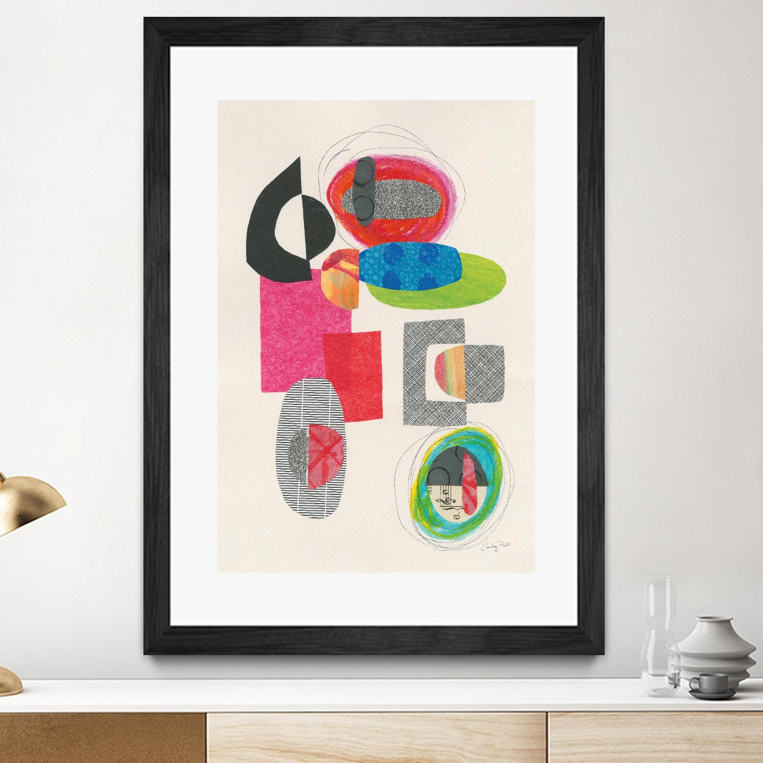 Geometric Collage by Courtney Prahl on GIANT ART - multi abstract abstract