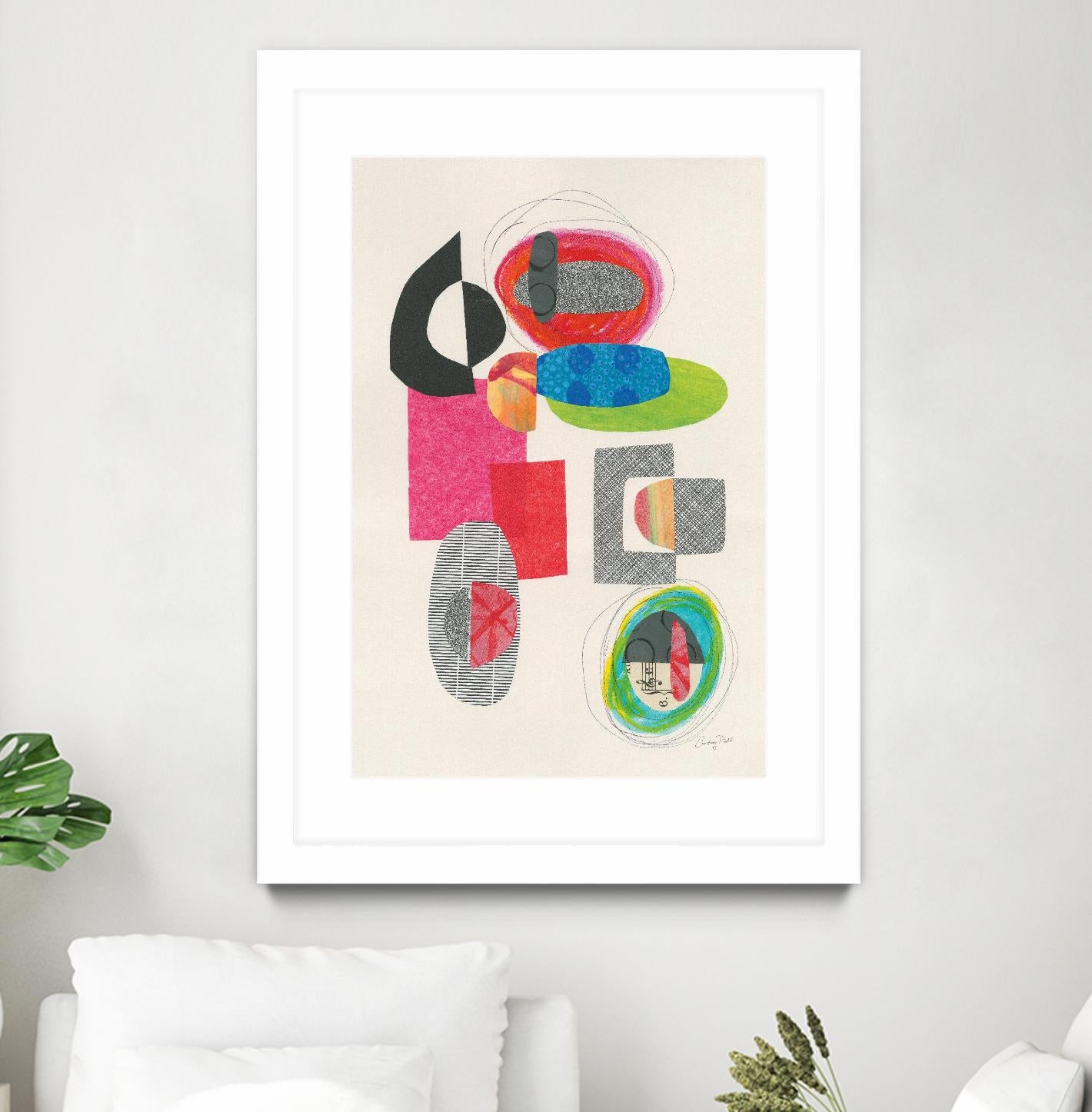 Geometric Collage by Courtney Prahl on GIANT ART - multi abstract abstract