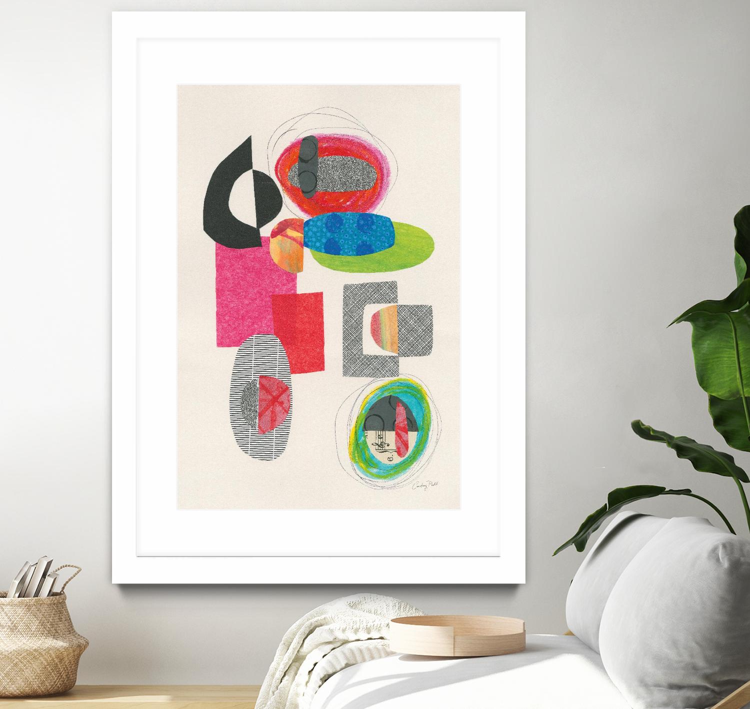 Geometric Collage by Courtney Prahl on GIANT ART - multi abstract abstract