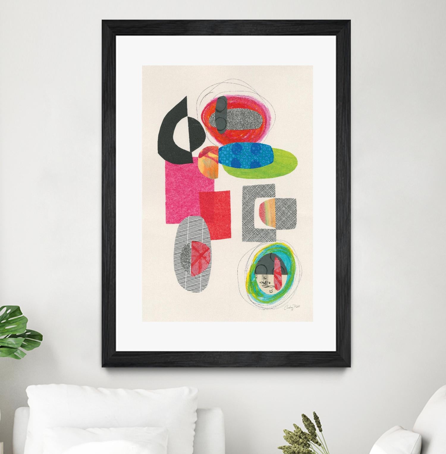 Geometric Collage by Courtney Prahl on GIANT ART - multi abstract abstract