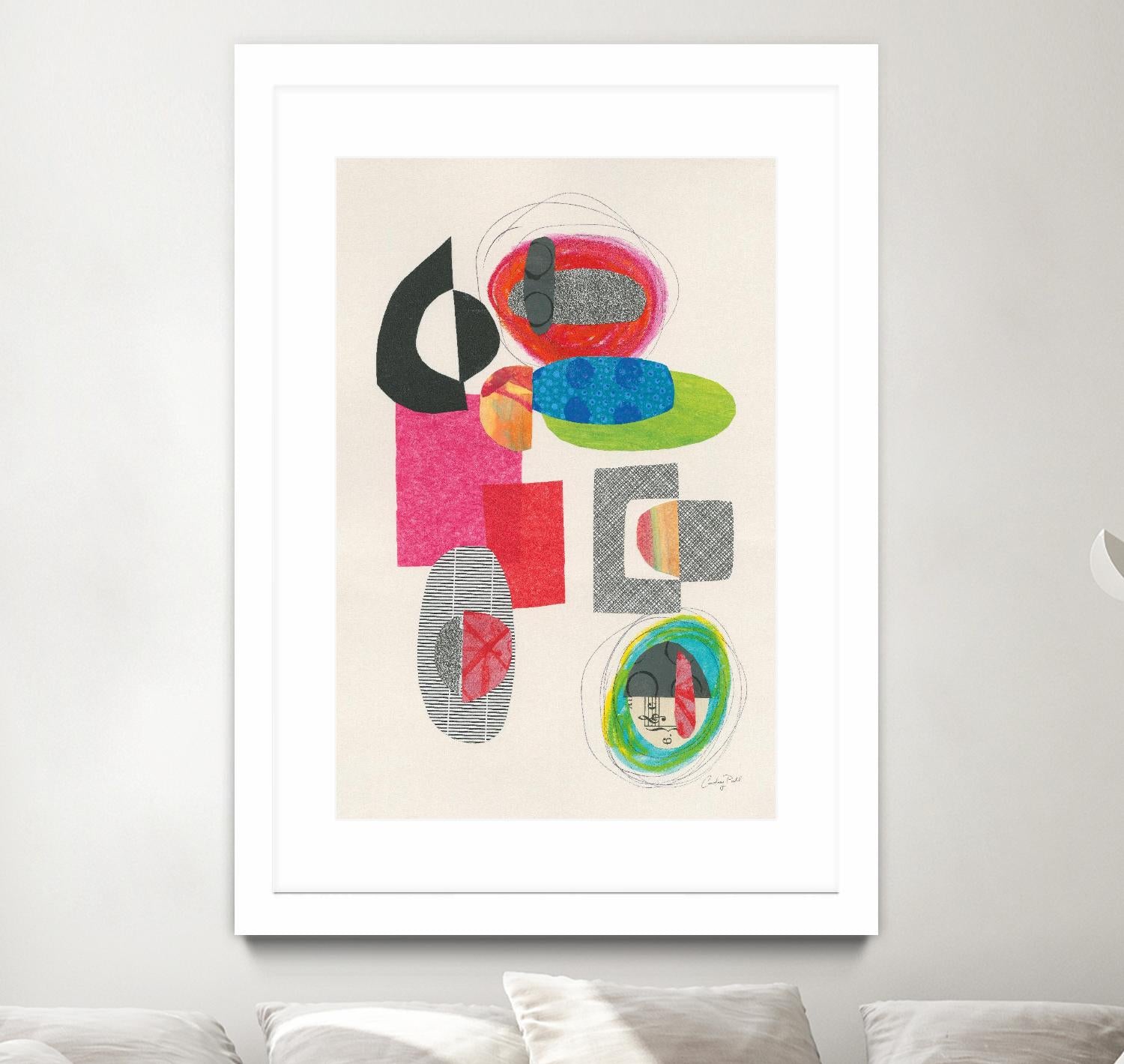 Geometric Collage by Courtney Prahl on GIANT ART - multi abstract abstract