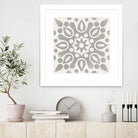 Winter Caravan Tile IV by Kathrine Lovell on GIANT ART - multi abstract cream