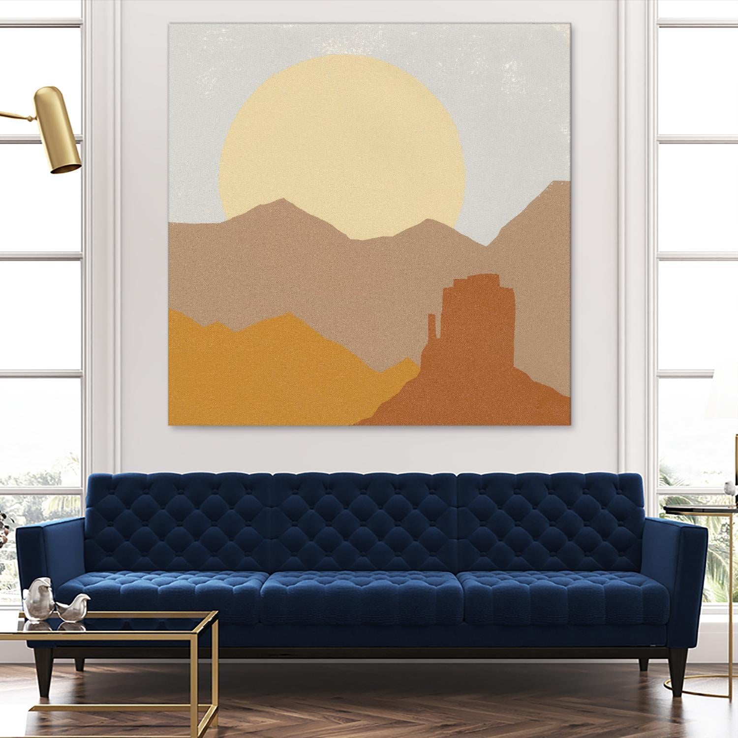 Desert Sun I by Moira Hershey on GIANT ART - multi abstract abstract