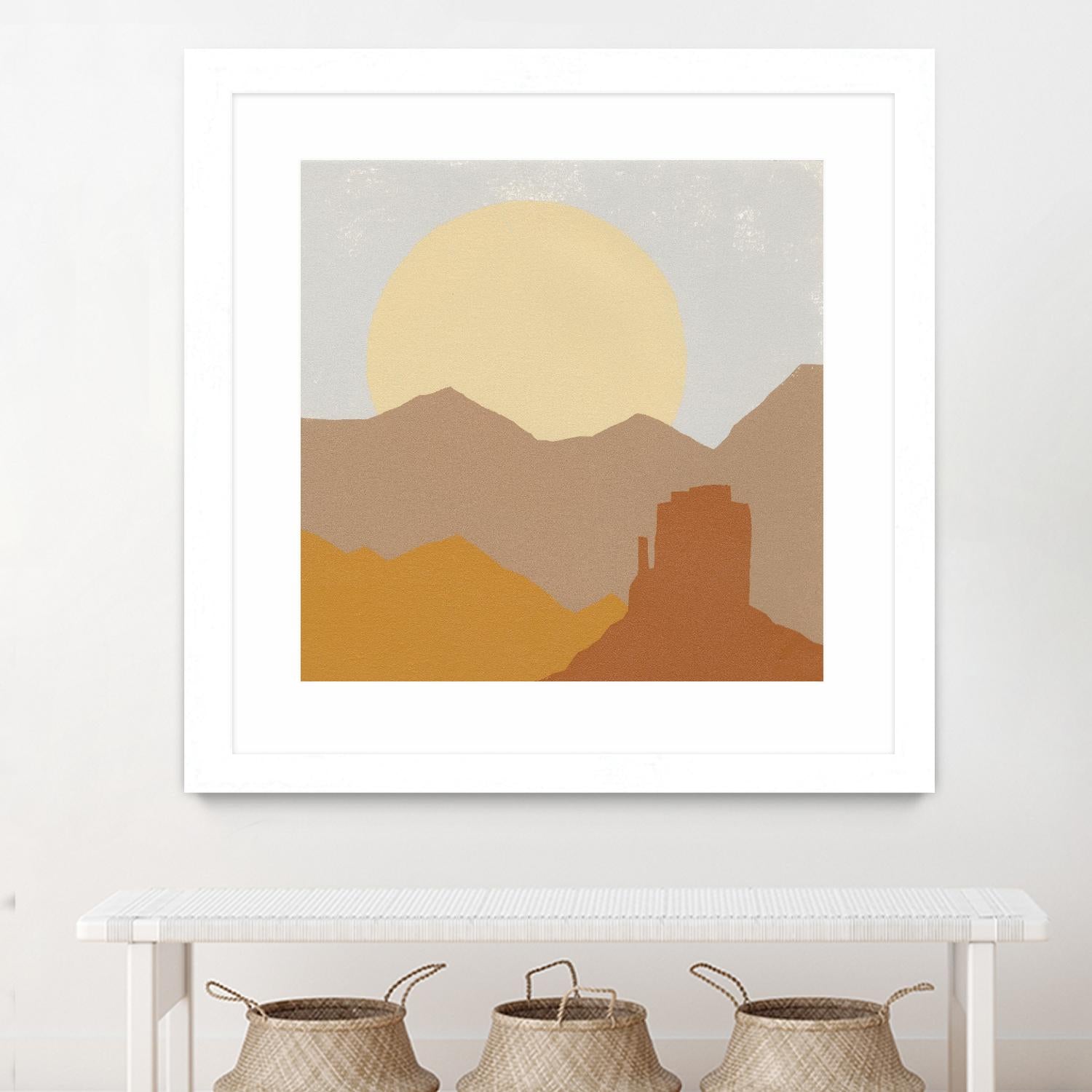 Desert Sun I by Moira Hershey on GIANT ART - multi abstract abstract