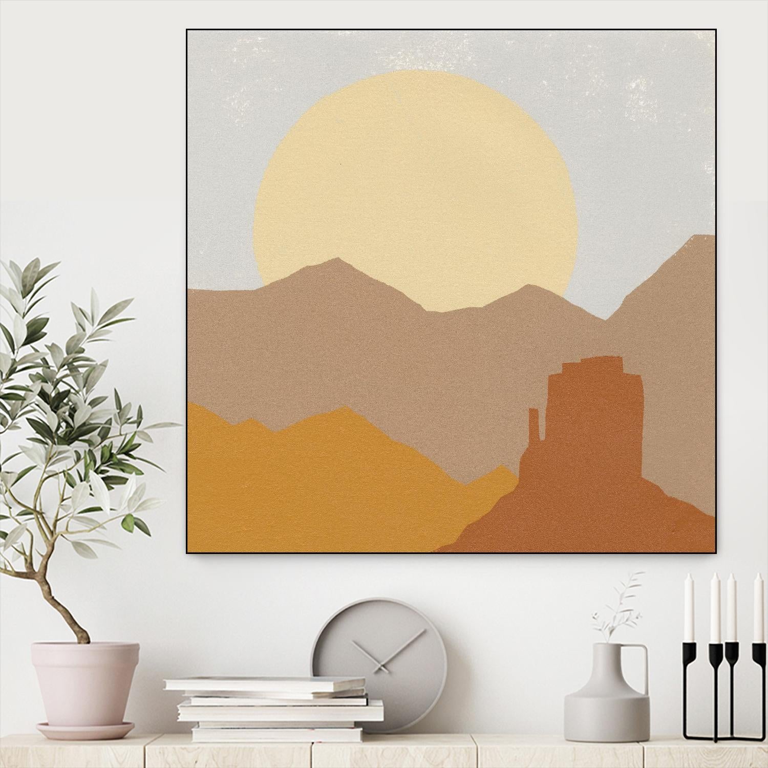 Desert Sun I by Moira Hershey on GIANT ART - multi abstract abstract