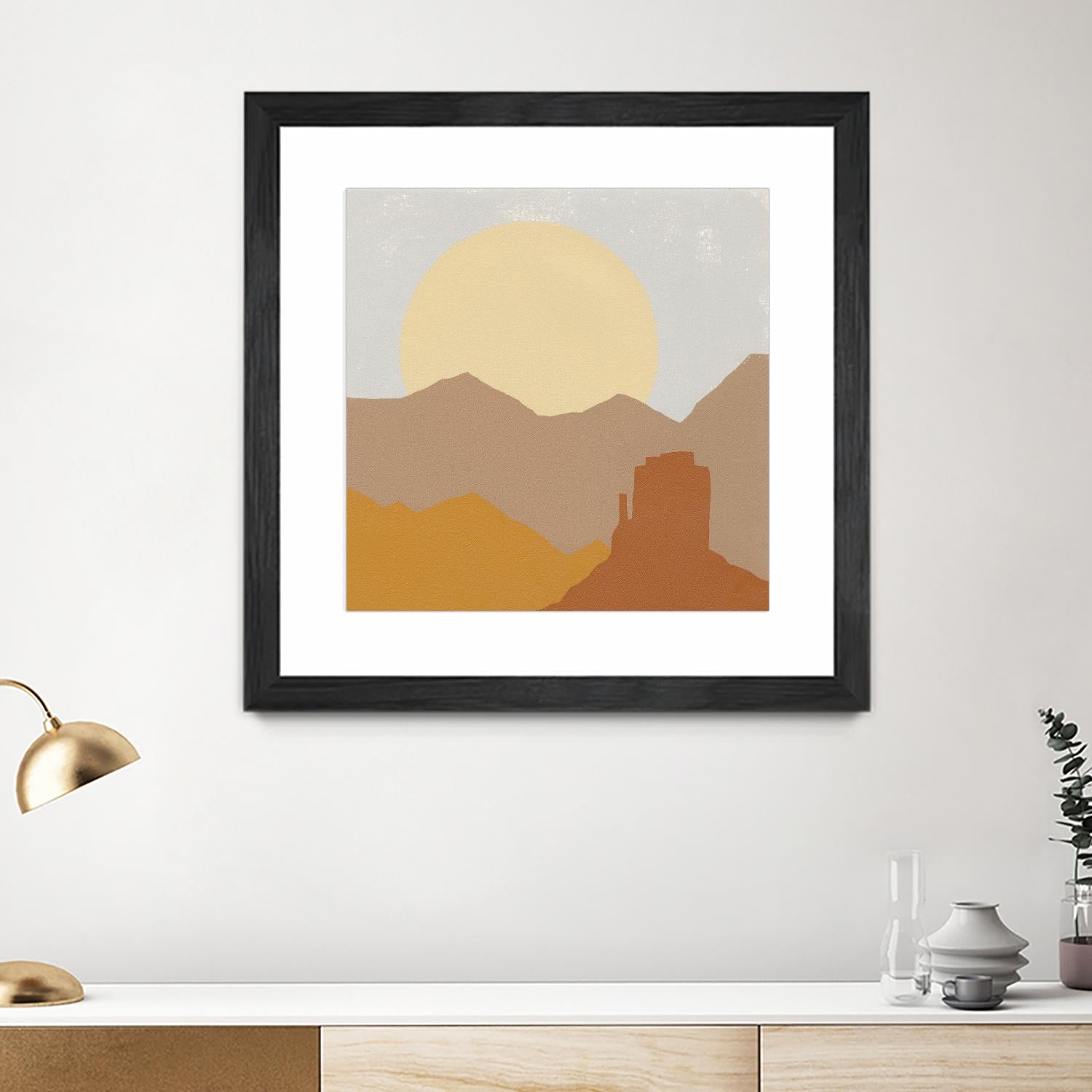 Desert Sun I by Moira Hershey on GIANT ART - multi abstract abstract