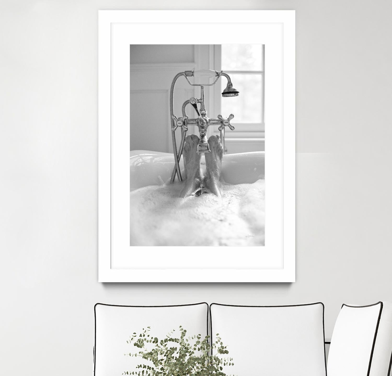 Bubble Bath I by Aledanda on GIANT ART - multi bath & laundry bath