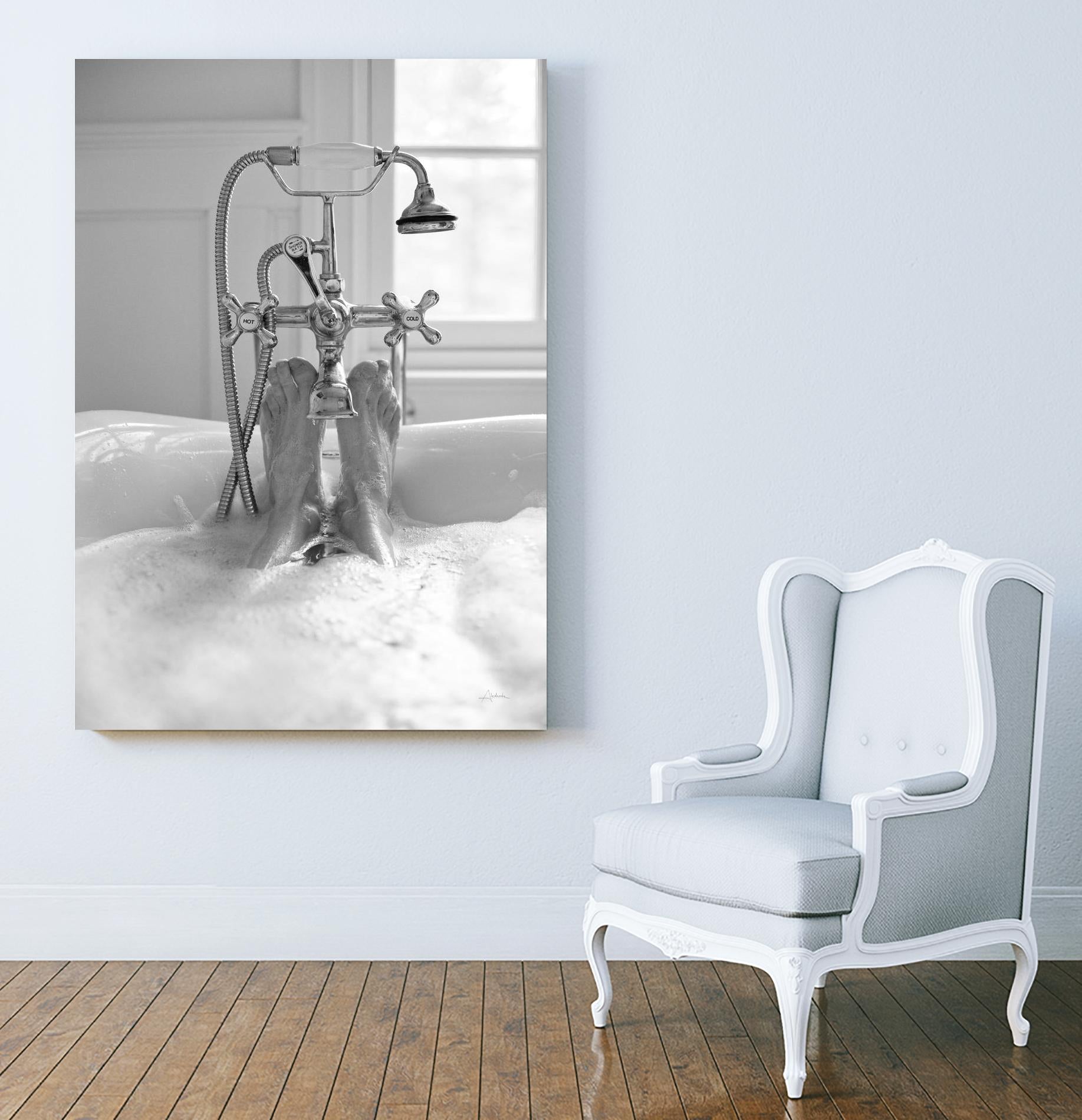 Bubble Bath I by Aledanda on GIANT ART - multi bath & laundry bath