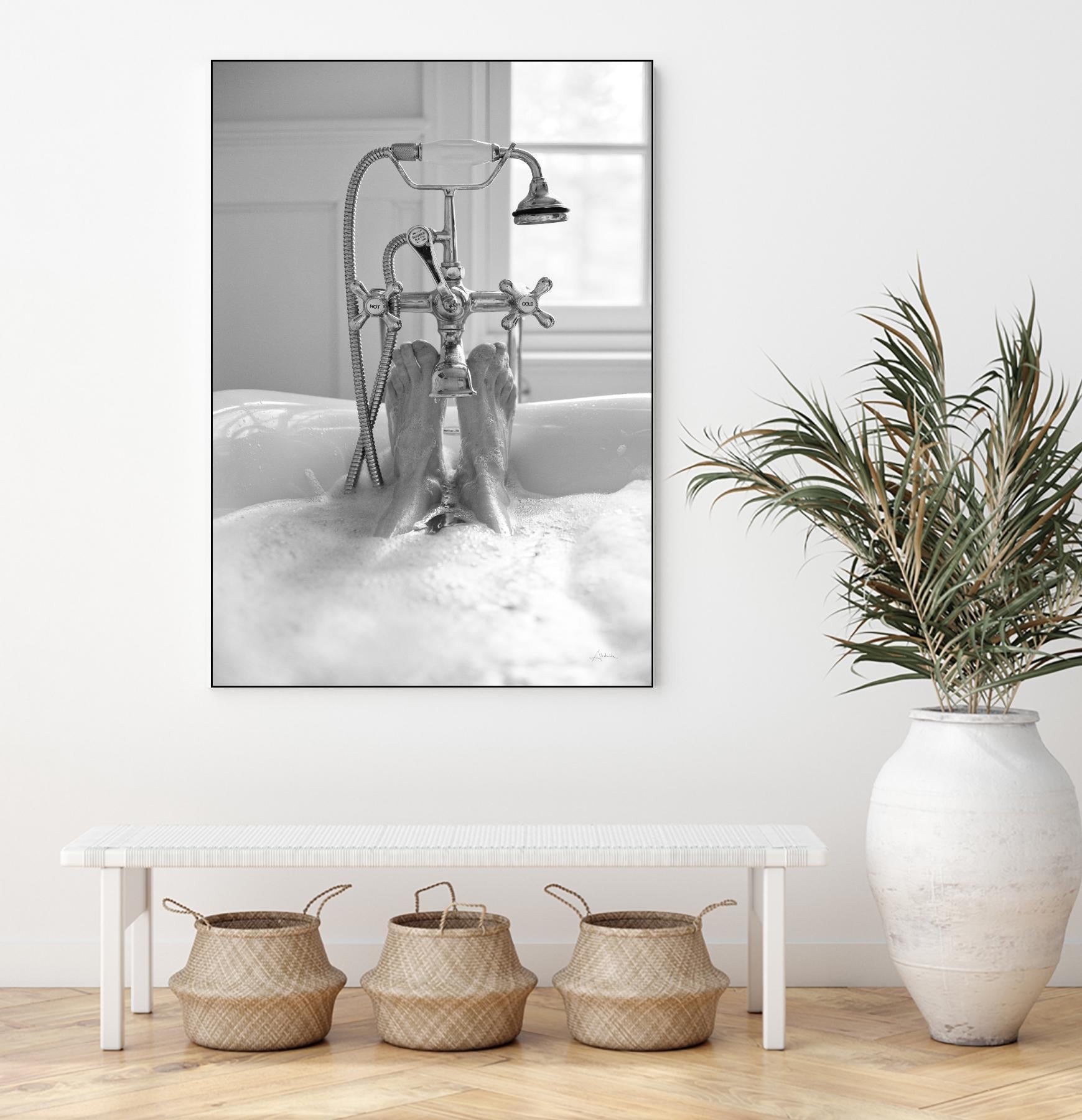 Bubble Bath I by Aledanda on GIANT ART - multi bath & laundry bath