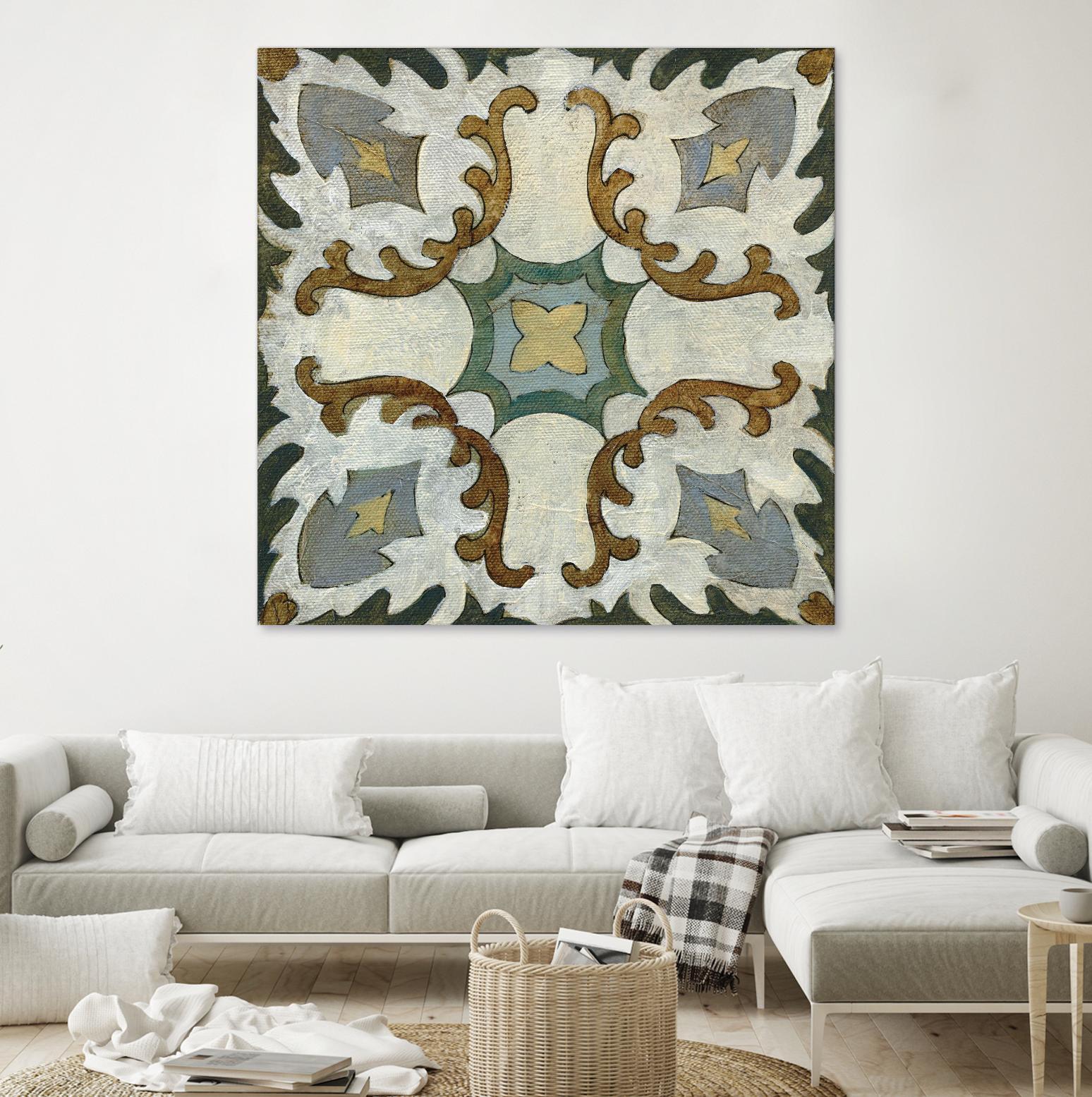 Old World Tile I by Silvia Vassileva on GIANT ART - multi abstract abstract
