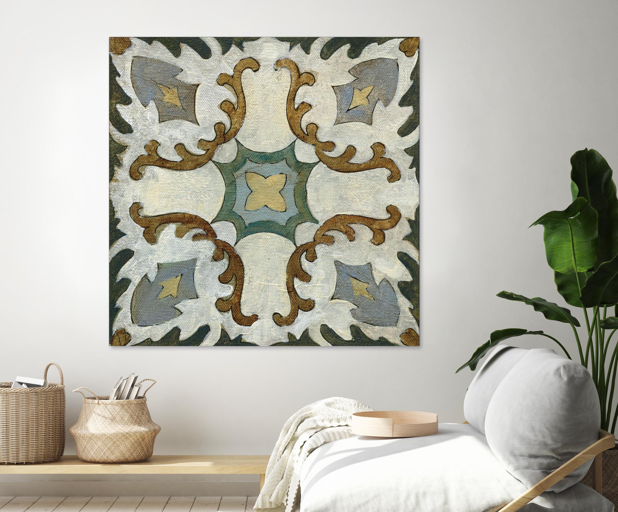 Old World Tile I by Silvia Vassileva on GIANT ART - multi abstract abstract