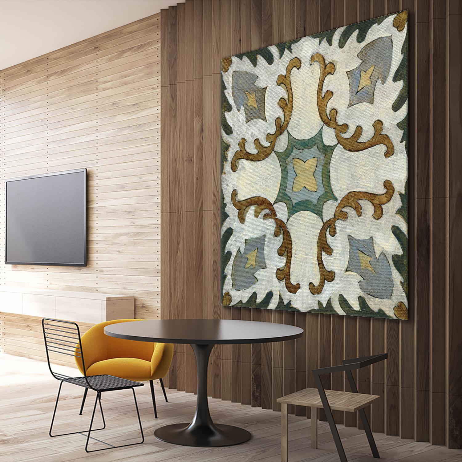 Old World Tile I by Silvia Vassileva on GIANT ART - multi abstract abstract