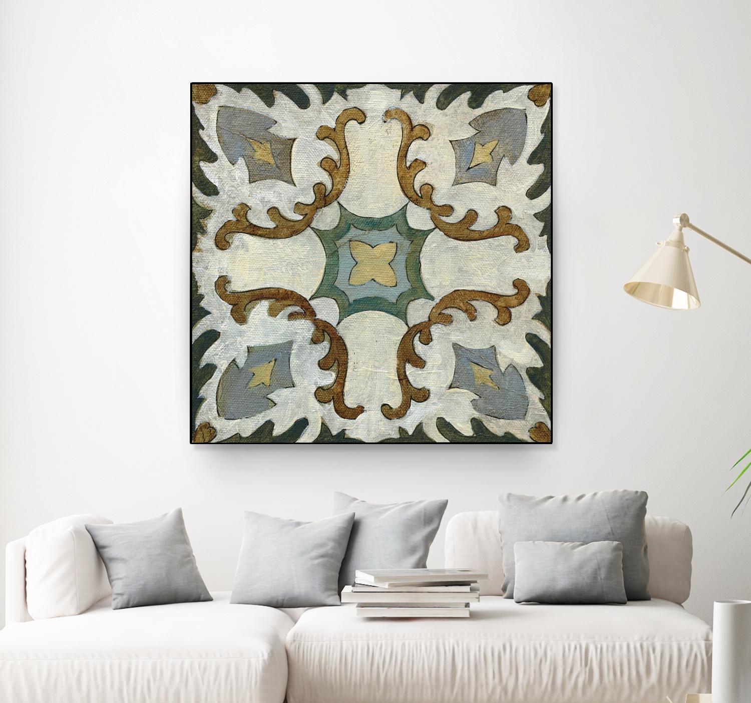 Old World Tile I by Silvia Vassileva on GIANT ART - multi abstract abstract