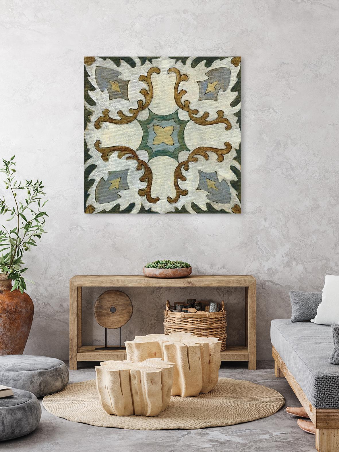 Old World Tile I by Silvia Vassileva on GIANT ART - multi abstract abstract