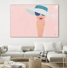 Fashion Forward by Moira Hershey on GIANT ART - multi fashion blue