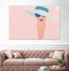 Fashion Forward by Moira Hershey on GIANT ART - multi fashion blue