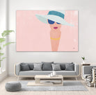 Fashion Forward by Moira Hershey on GIANT ART - multi fashion blue