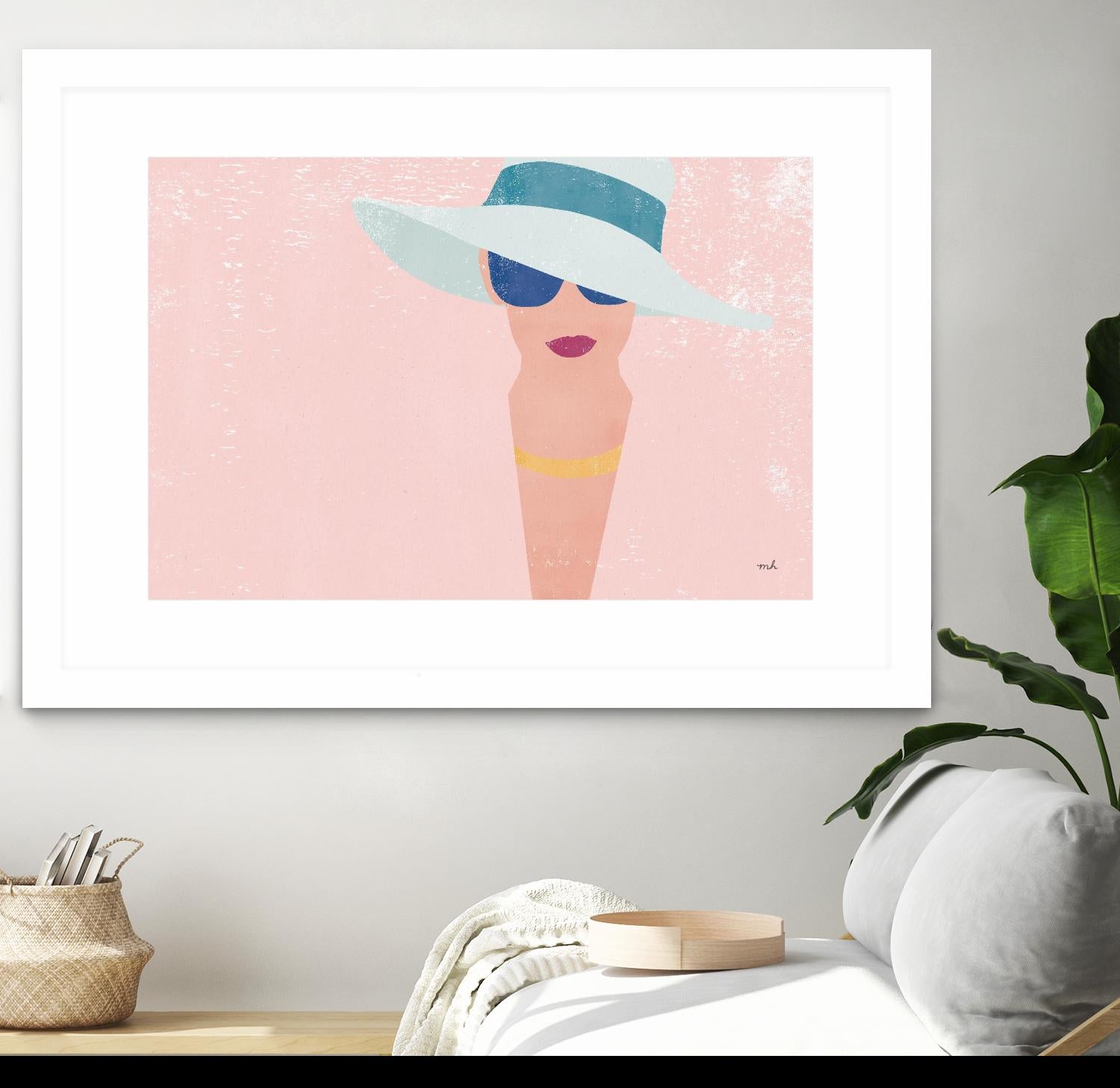 Fashion Forward by Moira Hershey on GIANT ART - multi fashion blue