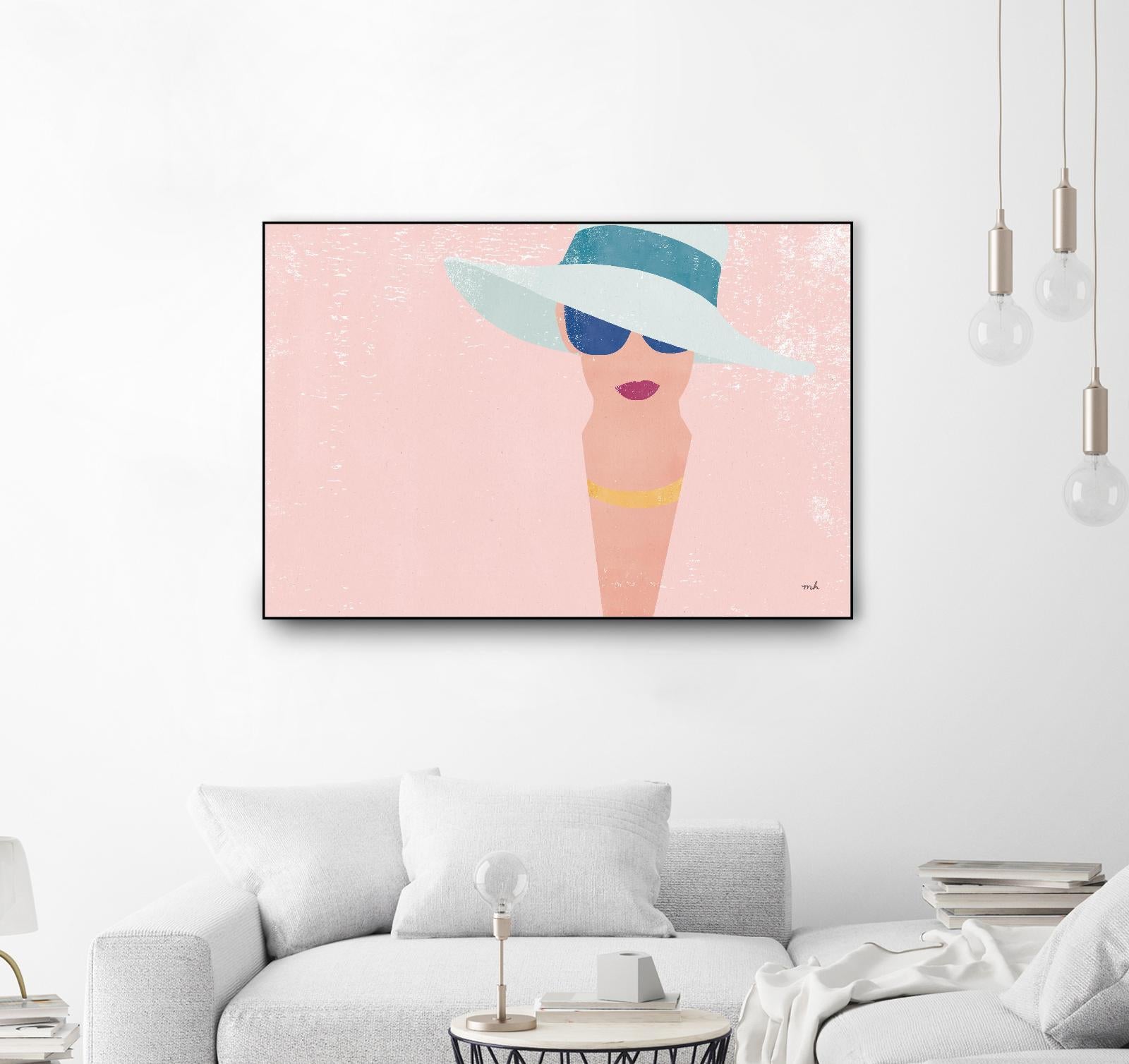 Fashion Forward by Moira Hershey on GIANT ART - multi fashion blue