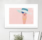 Fashion Forward by Moira Hershey on GIANT ART - multi fashion blue