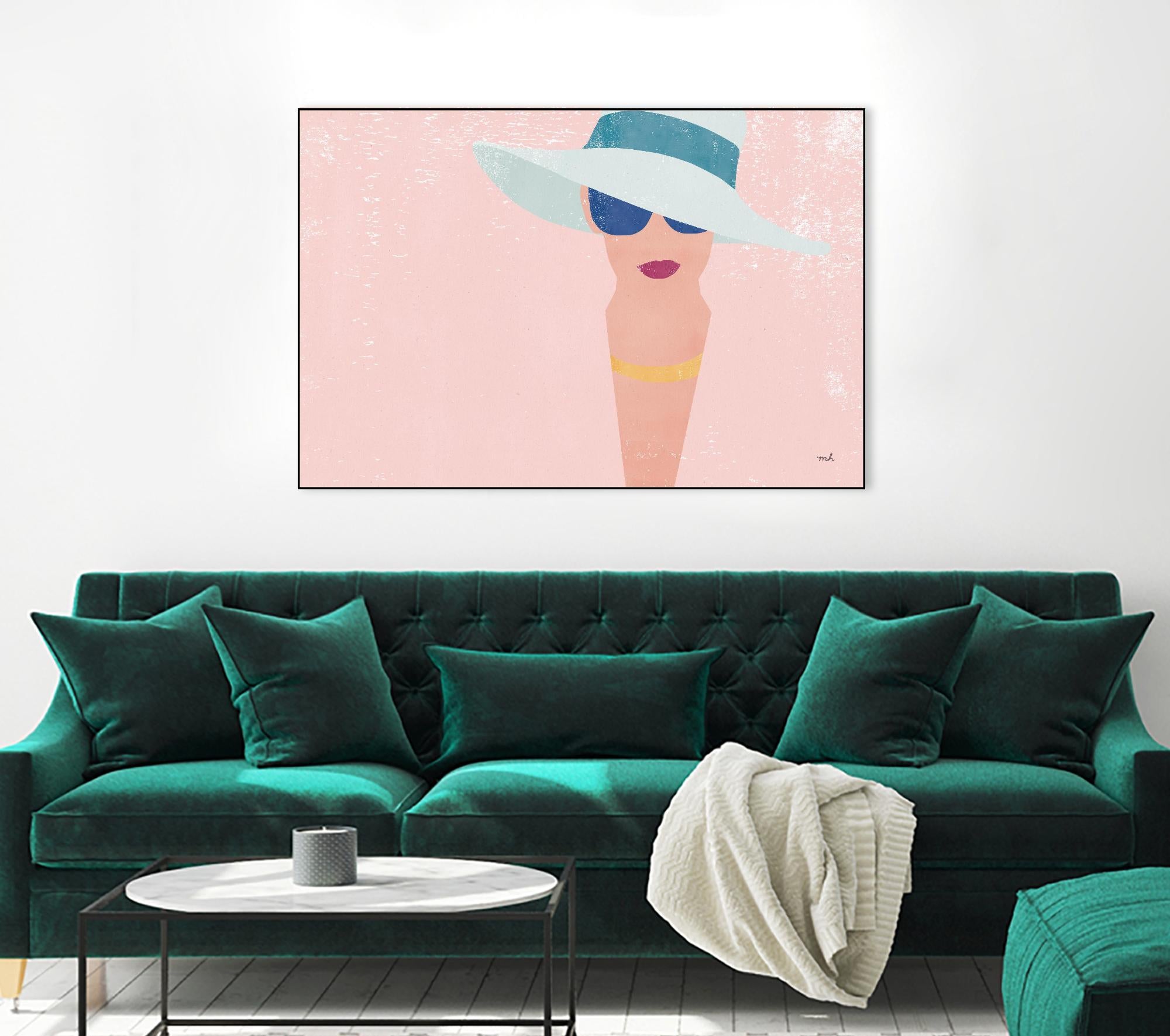 Fashion Forward by Moira Hershey on GIANT ART - multi fashion blue