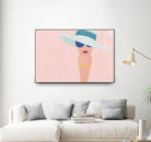 Fashion Forward by Moira Hershey on GIANT ART - multi fashion blue