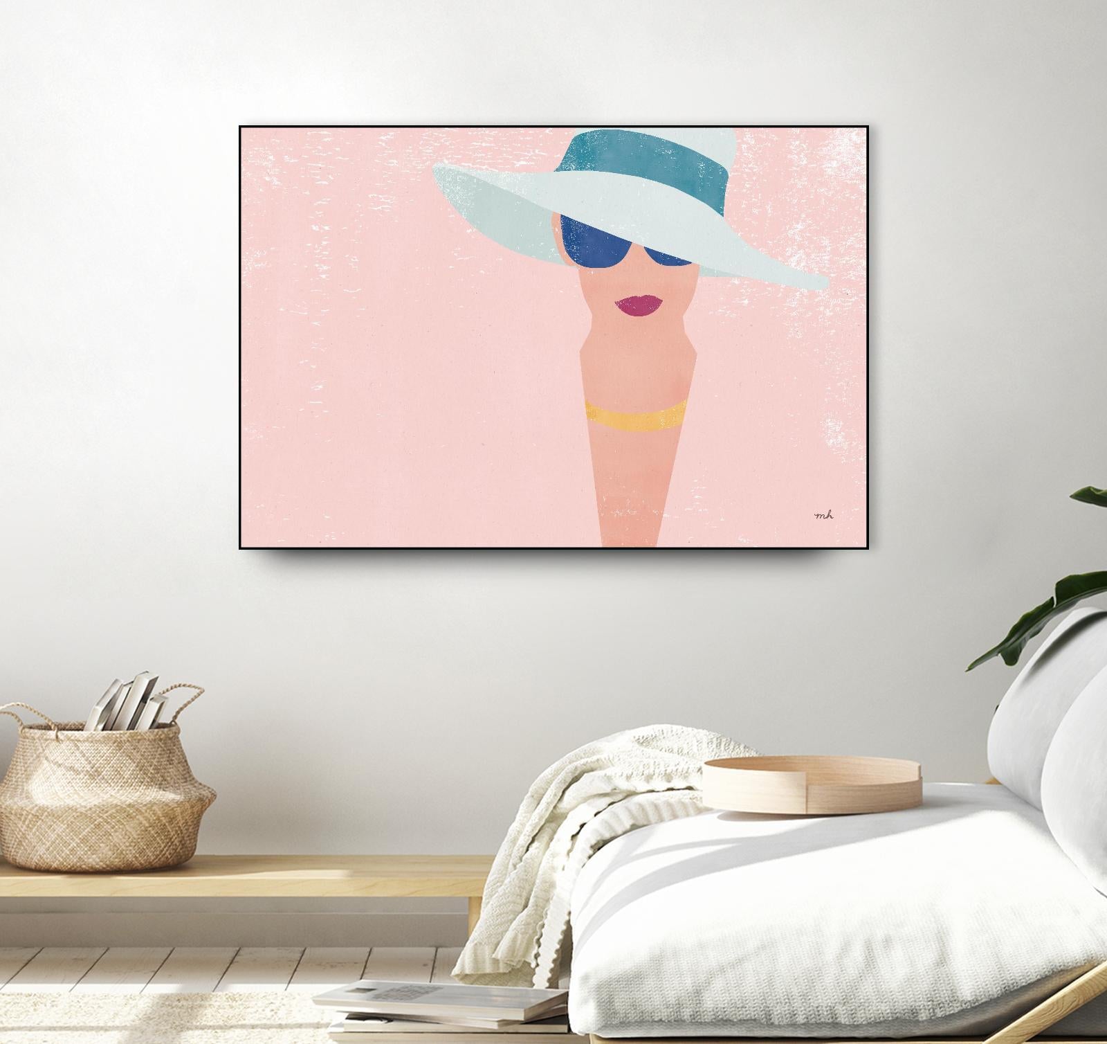 Fashion Forward by Moira Hershey on GIANT ART - multi fashion blue