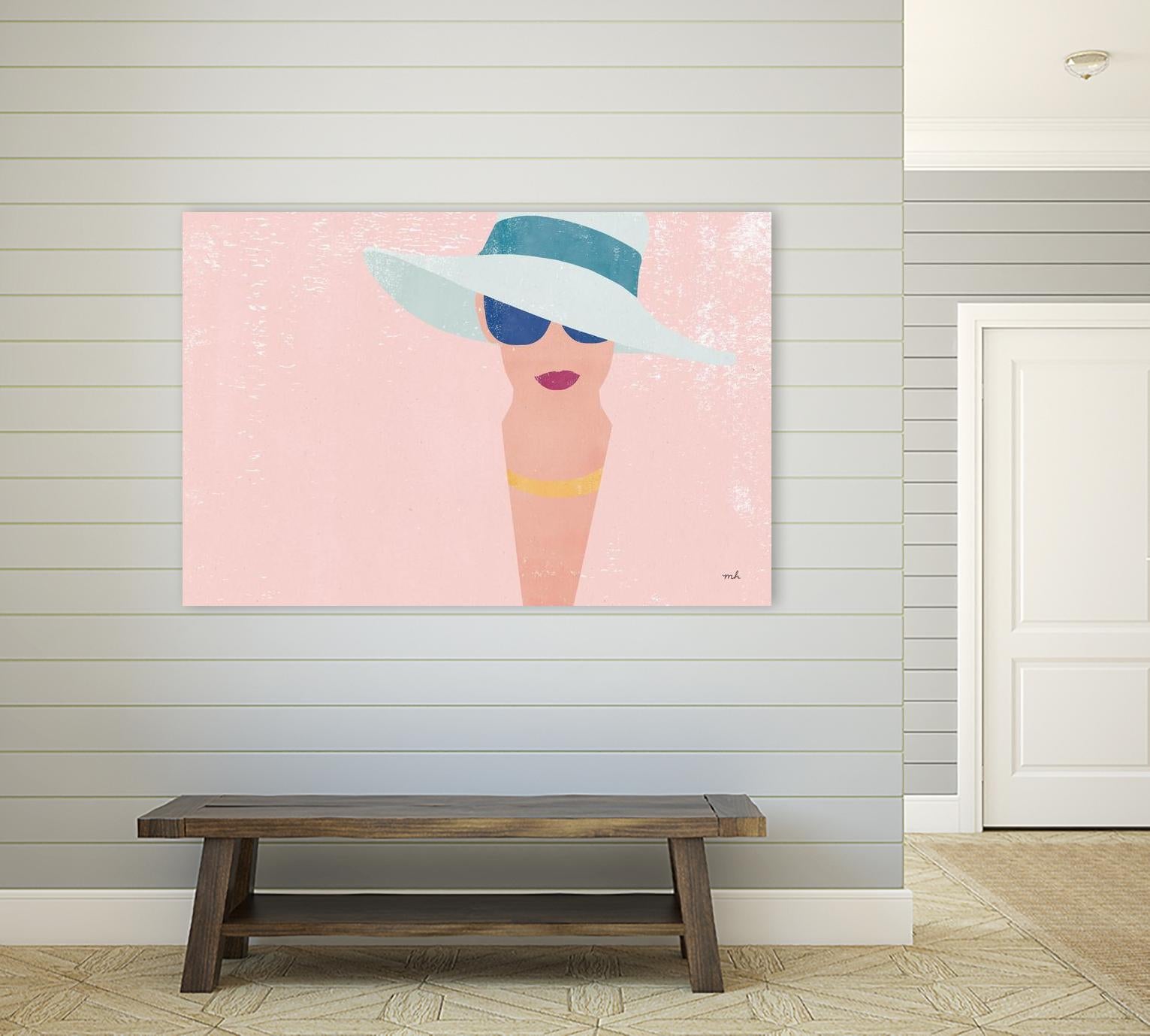 Fashion Forward by Moira Hershey on GIANT ART - multi fashion blue