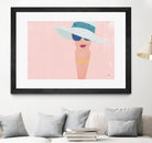 Fashion Forward by Moira Hershey on GIANT ART - multi fashion blue