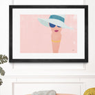 Fashion Forward by Moira Hershey on GIANT ART - multi fashion blue