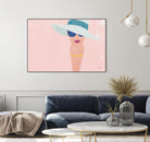 Fashion Forward by Moira Hershey on GIANT ART - multi fashion blue