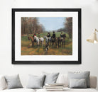 Morning in Millbrook by Albena Hristova on GIANT ART - multi sport beagles