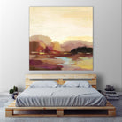 Maroon Landscape by Silvia Vassileva on GIANT ART - abstract abstract