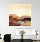 Maroon Landscape by Silvia Vassileva on GIANT ART - abstract abstract