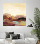 Maroon Landscape by Silvia Vassileva on GIANT ART - abstract abstract