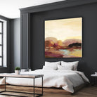 Maroon Landscape by Silvia Vassileva on GIANT ART - abstract abstract